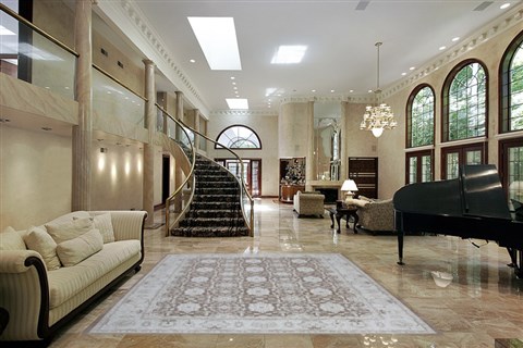 Chobi Brown Hand Knotted 90 X 118  Area Rug 151-18705 Image 1