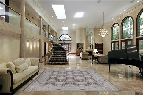 Chobi Brown Hand Knotted 80 X 102  Area Rug 151-18706 Image 3