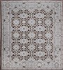 Chobi Brown Hand Knotted 80 X 102  Area Rug 151-18706 Thumb 0