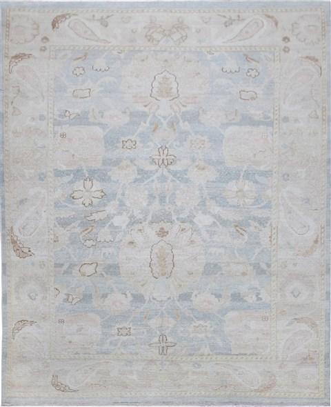 Chobi Blue Hand Knotted 55 X 86 Area Rug 151-18714 Image 0