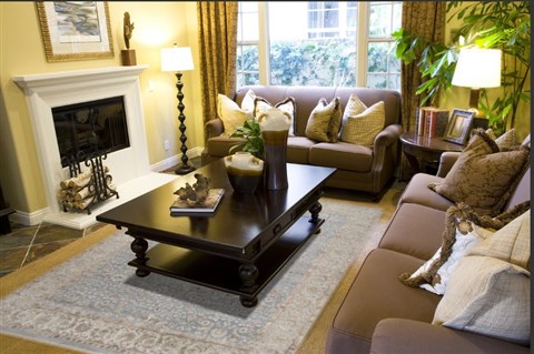 Tabriz Blue Hand Knotted 80 X 100  Area Rug 151-18724 Image 4