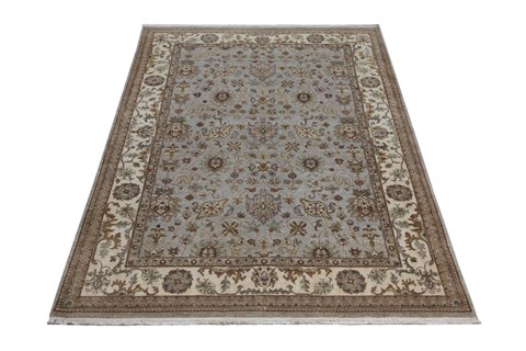 Chobi Grey Hand Knotted 60 X 89  Area Rug 151-18727 Image 10