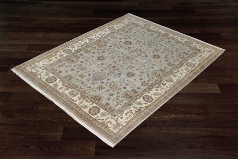 Chobi Grey Hand Knotted 60 X 89  Area Rug 151-18727 Image 12