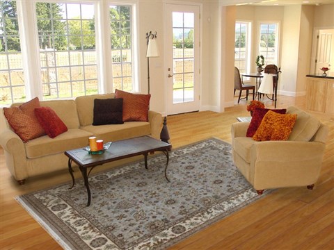 Chobi Grey Hand Knotted 60 X 89  Area Rug 151-18727 Image 3