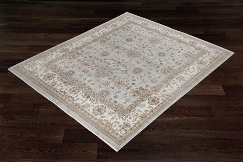 Oushak Grey Hand Knotted 120 X 150  Area Rug 151-18729 Image 1