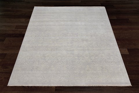 Jaipur Grey Square Hand Knotted 10 X 10  Area Rug 151-18733 Image 3