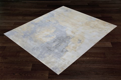 Modern Multicolor Square Hand Knotted 10 X 10  Area Rug 151-18737 Image 1