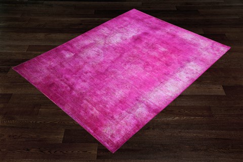 Modern Purple Hand Knotted 51 X 87  Area Rug 151-18739 Image 2