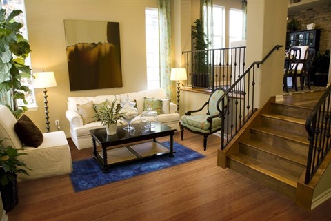 Modern Blue Hand Knotted 62 X 95  Area Rug 151-18740 Image 3