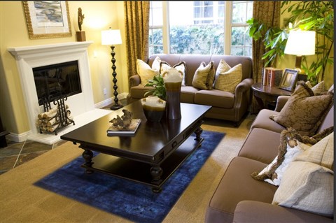 Modern Blue Hand Knotted 62 X 95  Area Rug 151-18740 Image 2