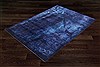 Modern Blue Hand Knotted 62 X 95  Area Rug 151-18740 Thumb 7