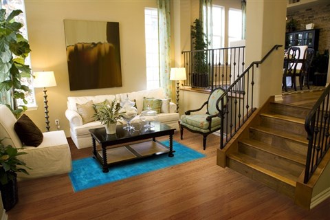 Modern Blue Hand Knotted 60 X 90  Area Rug 151-18741 Image 3