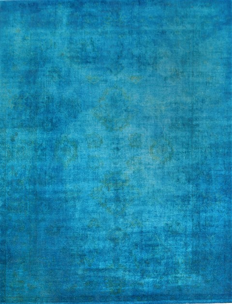 Modern Blue Hand Knotted 60 X 90  Area Rug 151-18741 Image 0