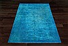 Modern Blue Hand Knotted 60 X 90  Area Rug 151-18741 Thumb 6