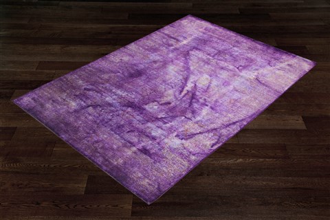 Modern Purple Hand Knotted 63 X 104  Area Rug 151-18742 Image 1