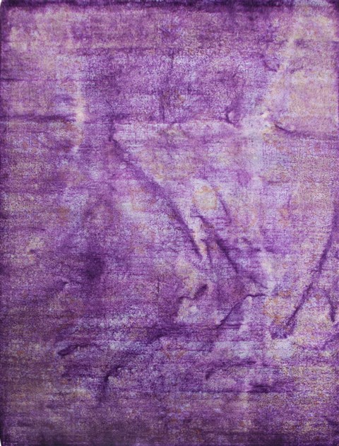 Modern Purple Hand Knotted 63 X 104  Area Rug 151-18742 Image 0