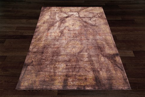 Modern Brown Hand Knotted 65 X 99  Area Rug 151-18743 Image 2