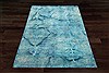 Modern Blue Hand Knotted 60 X 100  Area Rug 151-18744 Thumb 2