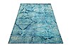 Modern Blue Hand Knotted 60 X 100  Area Rug 151-18744 Thumb 3