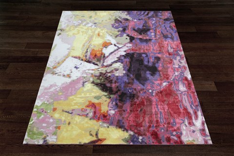 Modern Multicolor Hand Knotted 50 X 80  Area Rug 151-18745 Image 13
