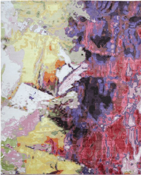 Modern Multicolor Hand Knotted 50 X 80  Area Rug 151-18745 Image 0