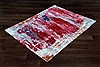 Modern Red Square Hand Knotted 10 X 10  Area Rug 151-18746 Thumb 1