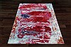 Modern Red Square Hand Knotted 10 X 10  Area Rug 151-18746 Thumb 3