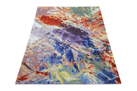 Modern Multicolor Hand Knotted 50 X 80  Area Rug 151-18747 Image 11