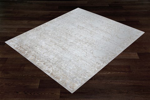 Indo-Nepal Grey Hand Knotted 80 X 100  Area Rug 151-18752 Image 10