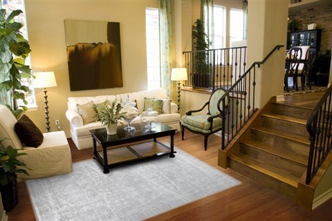 Indo-Nepal Grey Hand Knotted 80 X 100  Area Rug 151-18753 Image 1