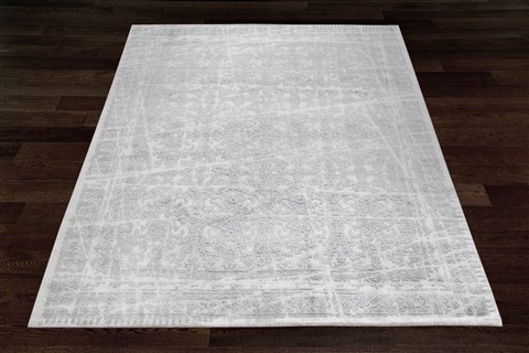 Indo-Nepal Grey Hand Knotted 80 X 100  Area Rug 151-18753 Image 9