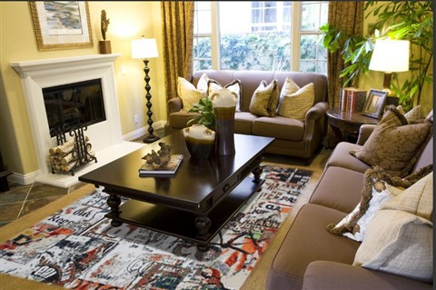 Modern Multicolor Hand Knotted 80 X 100  Area Rug 151-18756 Image 5