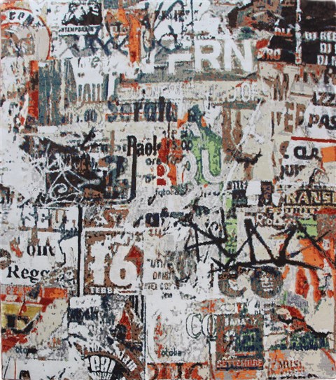 Modern Multicolor Hand Knotted 80 X 100  Area Rug 151-18756 Image 0