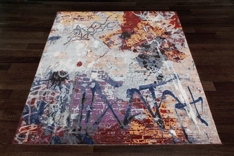 Modern Multicolor Square Hand Knotted 10 X 10  Area Rug 151-18757 Image 8