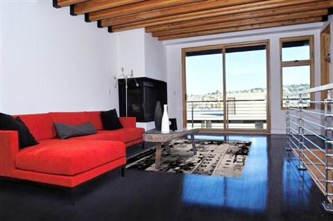 Modern Black Hand Knotted 80 X 100  Area Rug 151-18758 Image 2