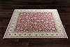 Chobi Red Square Hand Knotted 10 X 10  Area Rug 151-18762 Thumb 5