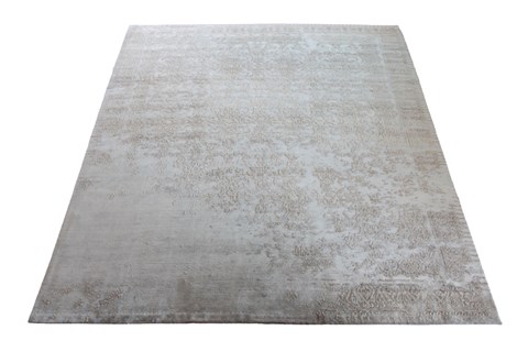 Indo-Nepal Grey Hand Knotted 80 X 100  Area Rug 151-18763 Image 15