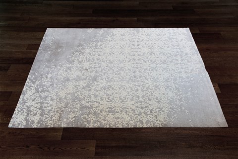 Indo-Nepal Grey Hand Knotted 80 X 100  Area Rug 151-18764 Image 7