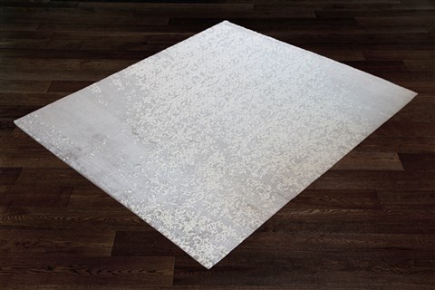 Indo-Nepal Grey Hand Knotted 80 X 100  Area Rug 151-18764 Image 11