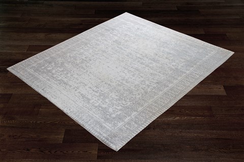 Indo-Nepal Grey Square Hand Knotted 10 X 10  Area Rug 151-18765 Image 2