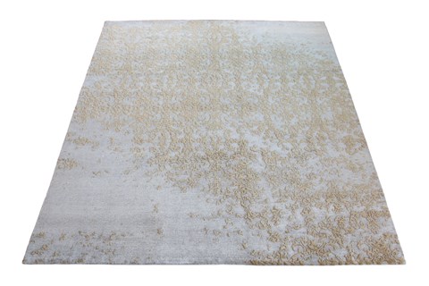 Indo-Nepal Beige Hand Knotted 80 X 100  Area Rug 151-18766 Image 9