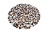 Modern Multicolor Round Hand Knotted 50 X 50  Area Rug 151-18768 Thumb 2