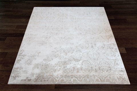 Indo-Nepal Grey Square Hand Knotted 10 X 10  Area Rug 151-18773 Image 3