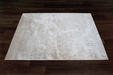 Indo-Nepal Grey Square Hand Knotted 10 X 10  Area Rug 151-18773 Image 8