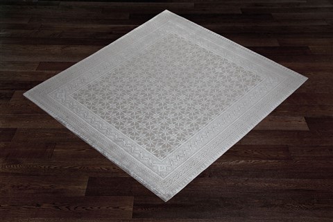 Indo-Nepal Grey Hand Knotted 80 X 100  Area Rug 151-18775 Image 24