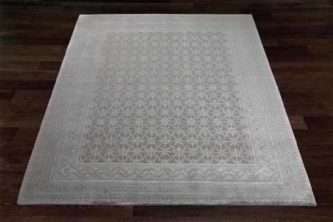 Indo-Nepal Grey Hand Knotted 80 X 100  Area Rug 151-18775 Image 17
