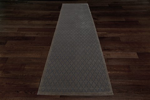 Indo-Nepal Grey Square Hand Knotted 10 X 10  Area Rug 151-18777 Image 1