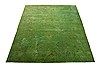 Pishavar Green Hand Knotted 82 X 105  Area Rug 151-18778 Thumb 8