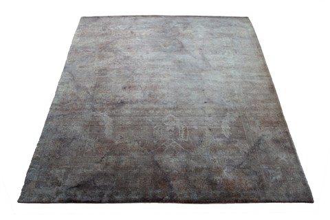 Pishavar Grey Hand Knotted 80 X 118  Area Rug 151-18780 Image 2