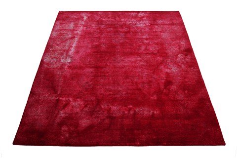 Modern Red Hand Knotted 80 X 100  Area Rug 151-18781 Image 8